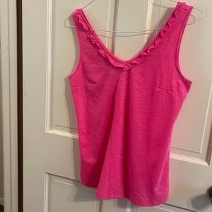 Pink tank top size small
